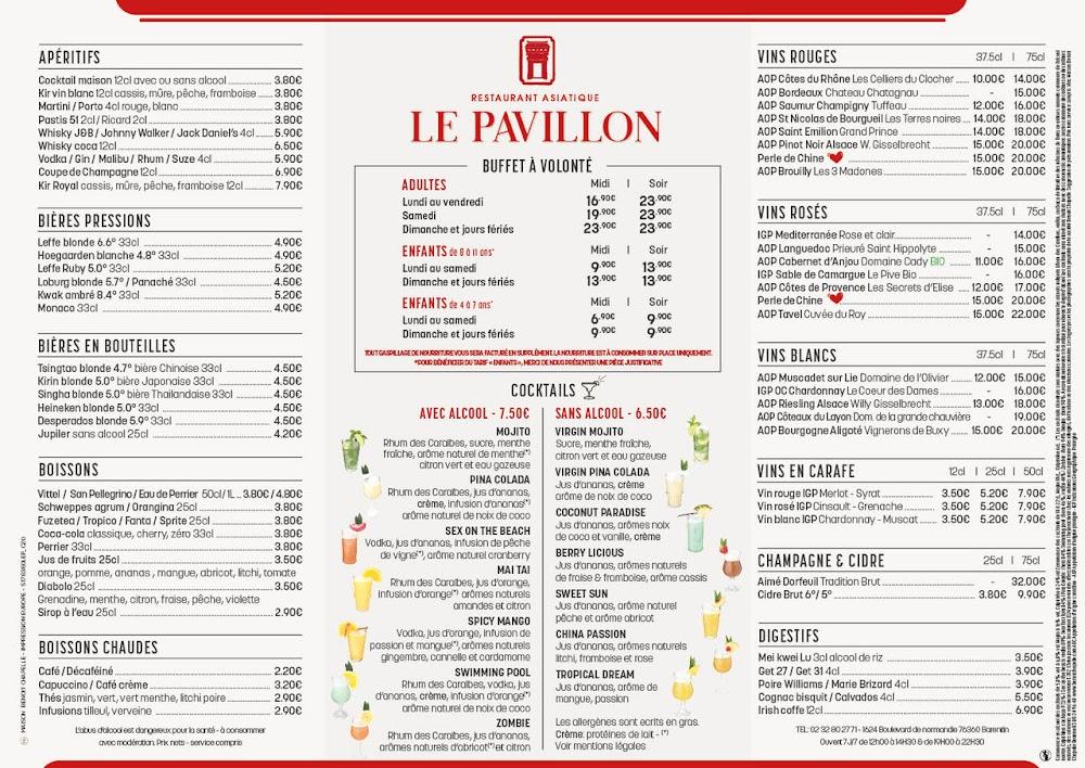 Le Pavillon - Menu Image 2